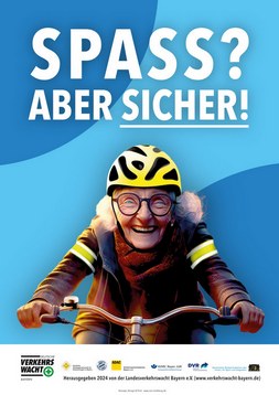 Aktuelle Plakataktion der Landesverkehrswacht Bayern